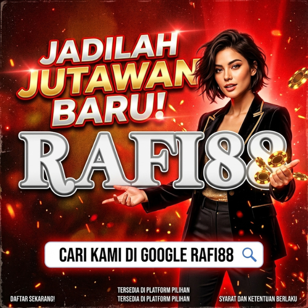 RAFI88 : Deposito Pulsa Tanpa Potongan, Main Slot Favoritmu Langsung Jalan Tanpa Ribet Transfer Bank